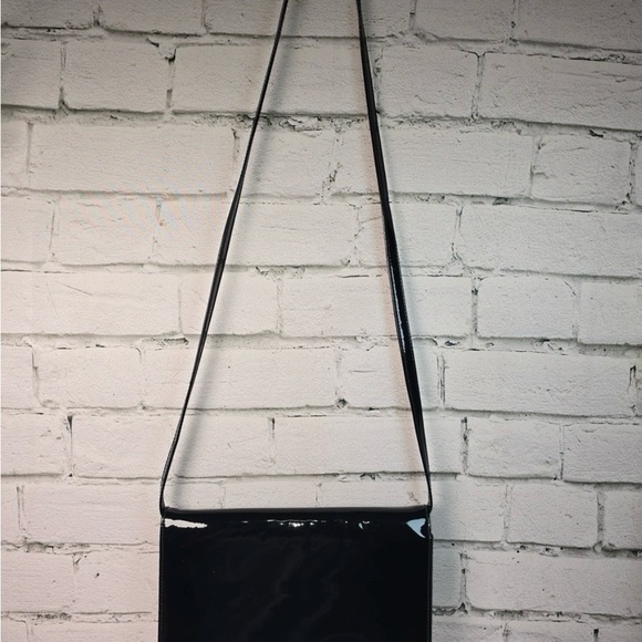 Must Go‼️ Ande Black Patent Leather Crossbody Bag. Read Description Below 👇 - Picture 2 of 4